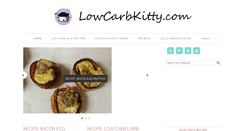 Desktop Screenshot of lowcarbkitty.com